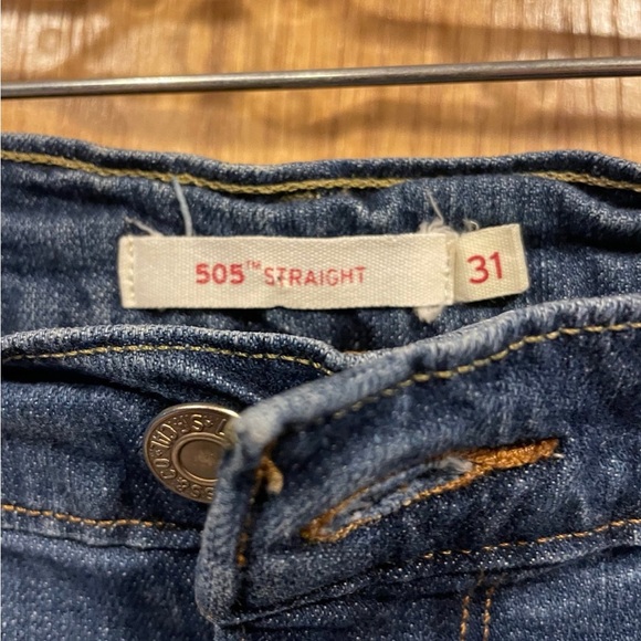 Levi 505 Straight Jeans - Size 31 - Picture 4 of 10